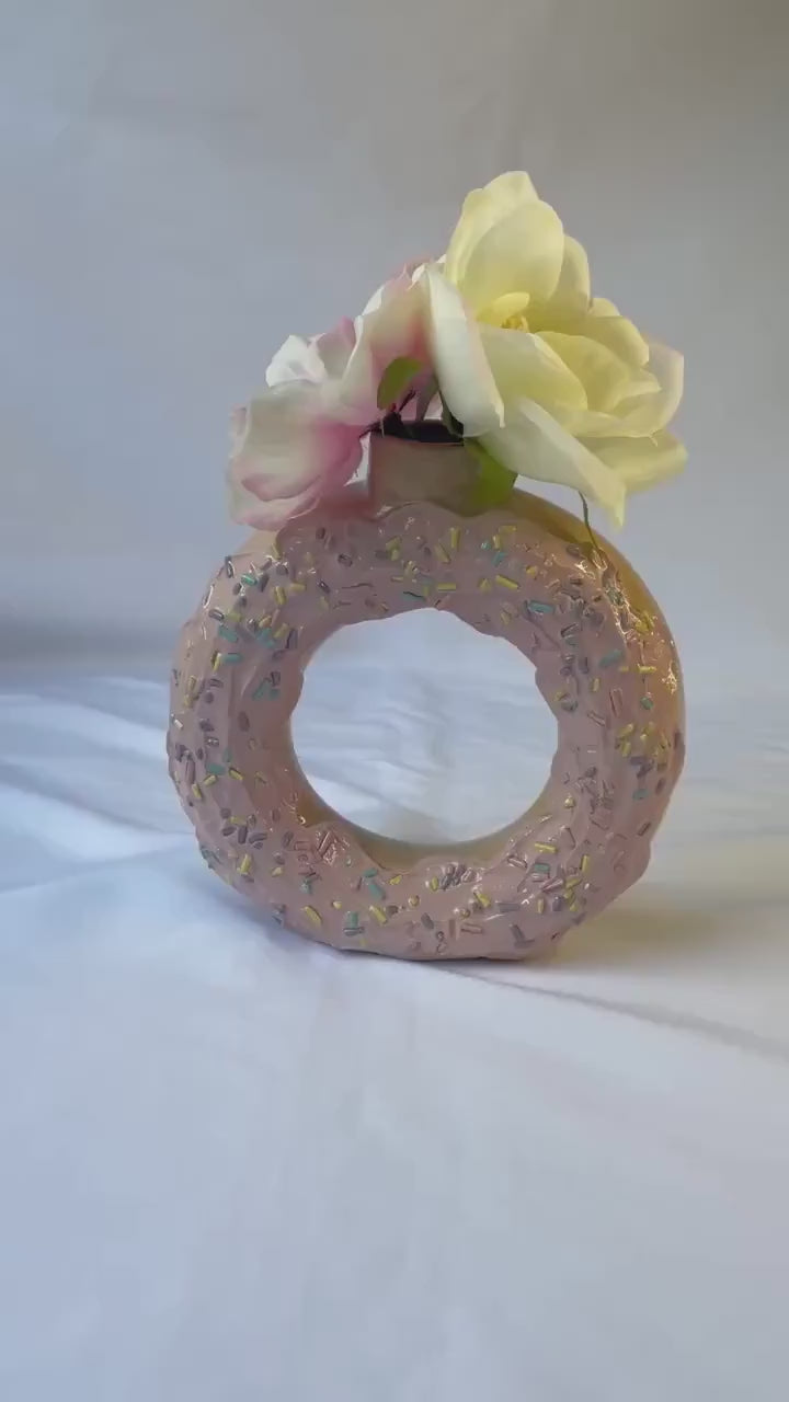 Ceramic Donut Vase