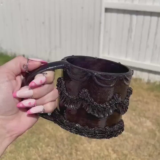 Gothic Ceramic Cake Mug