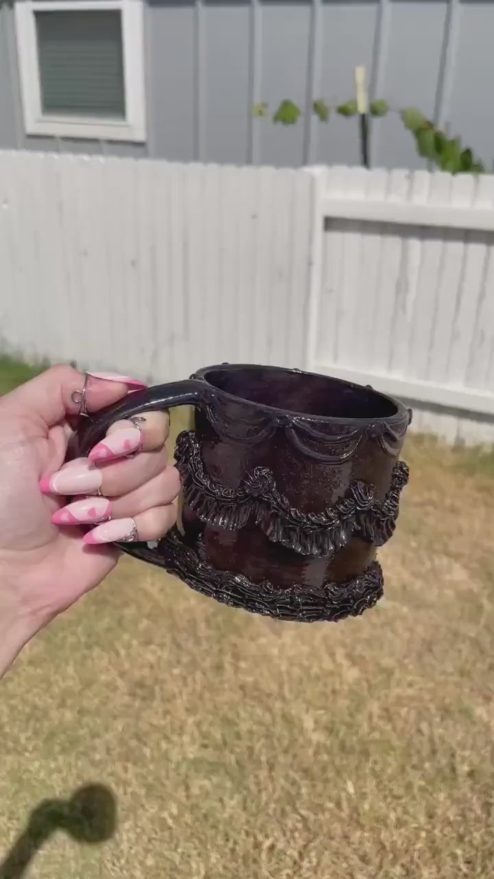 Gothic Ceramic Cake Mug
