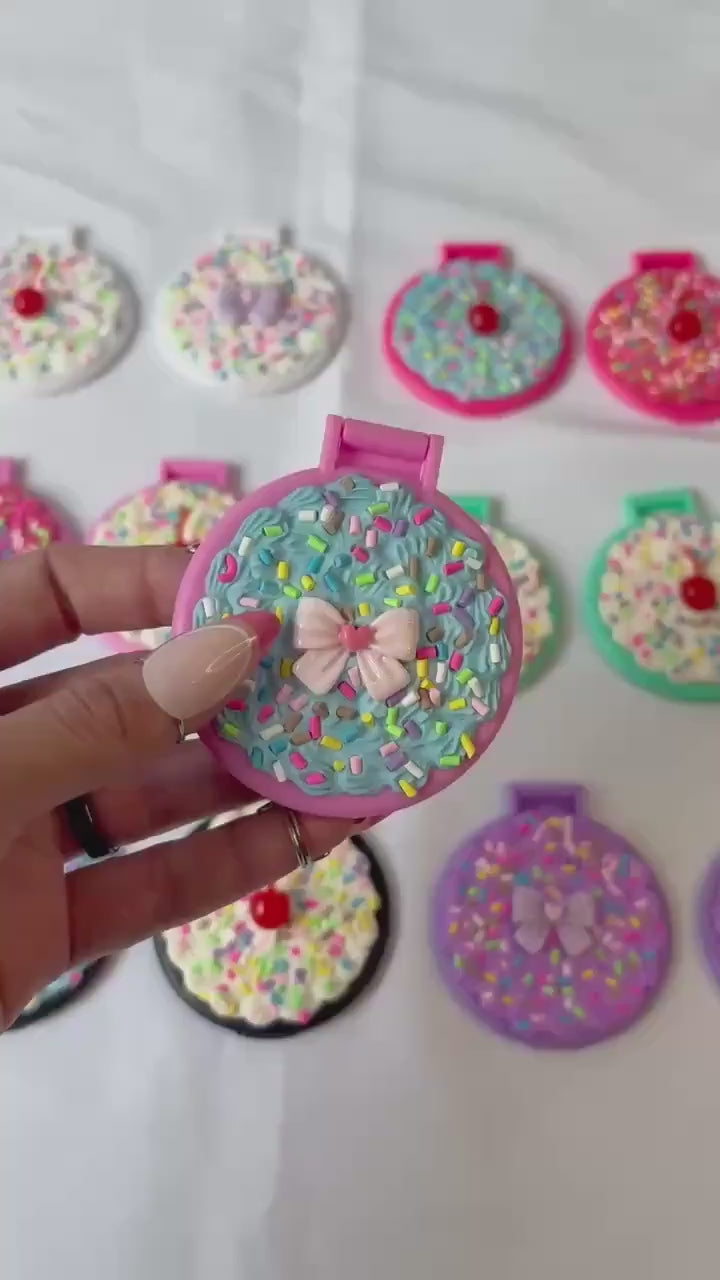 Faux Cake Compact Mirrors