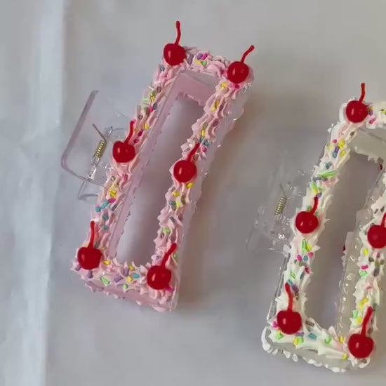 Fake Cake Large Hair Claws