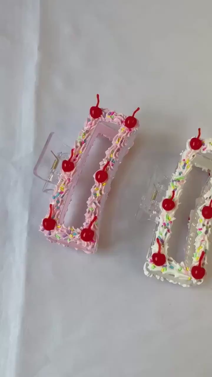 Fake Cake Large Hair Claws