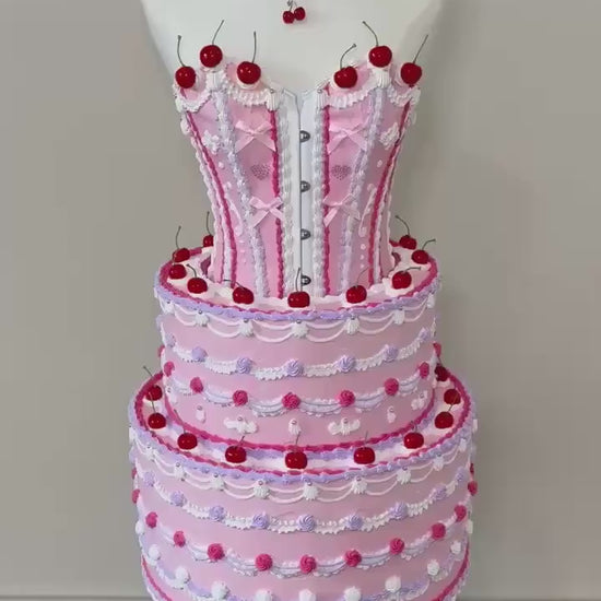 Fake Cake Tiered Skirt and Corset