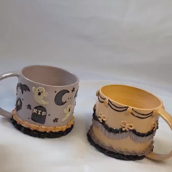 Halloween Ceramic Cake Mug