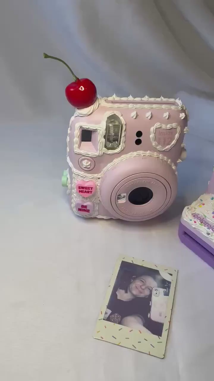 Instax and Polaroid Cake Cameras