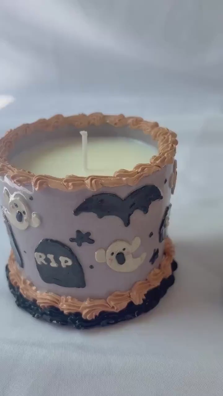 Halloween Ceramic Cake Candles