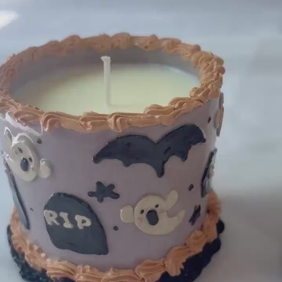 Halloween Ceramic Cake Candles